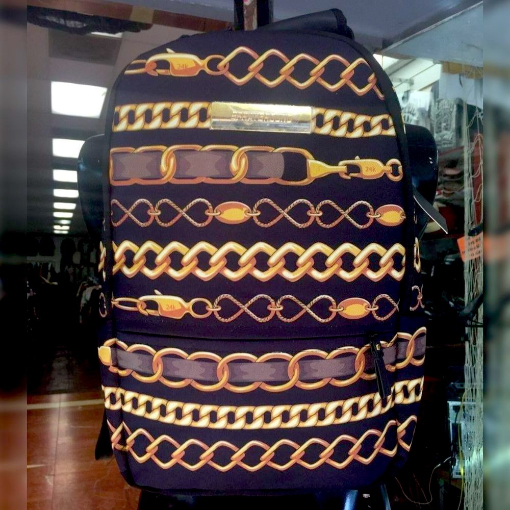 Men's Fashion Black | Golden Chains